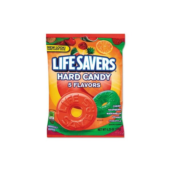 Five Star Distributors LifeSavers, HARD CANDY, ORIGINAL FIVE FLAVORS, 6.25 OZ BAG 88501 - main